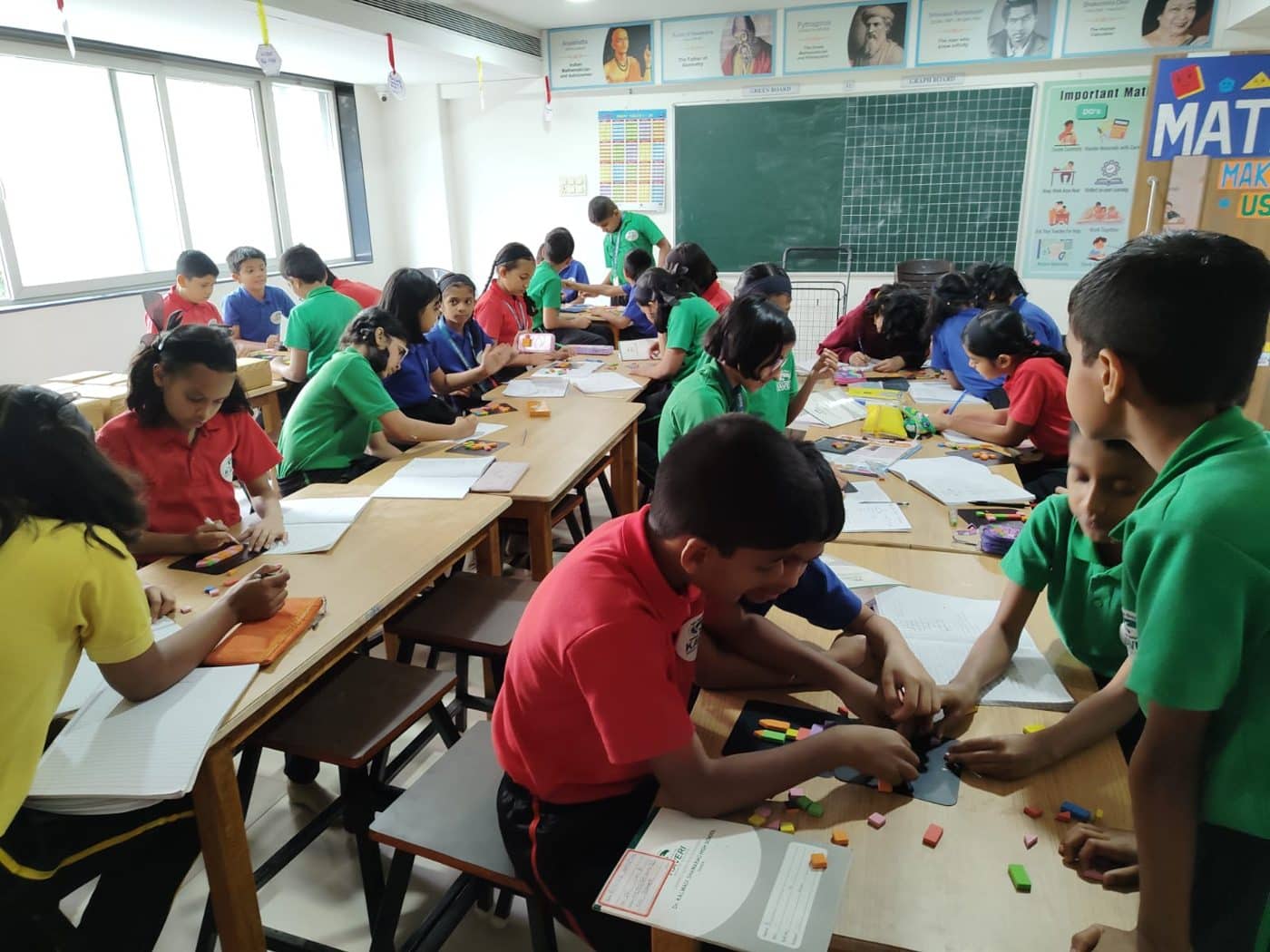Math Lab at Dr. Kalmadi Shamarao High School, Baner