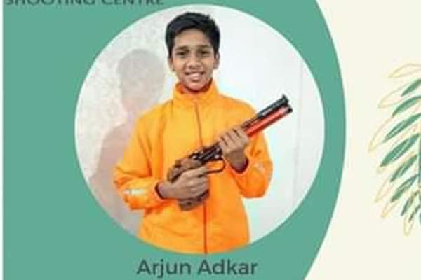 Arjun Adkar from Std 10 D has qualified for National Levels at 64th National Shooting Championship competitions in Pistol events at New Delhi in the month of November.