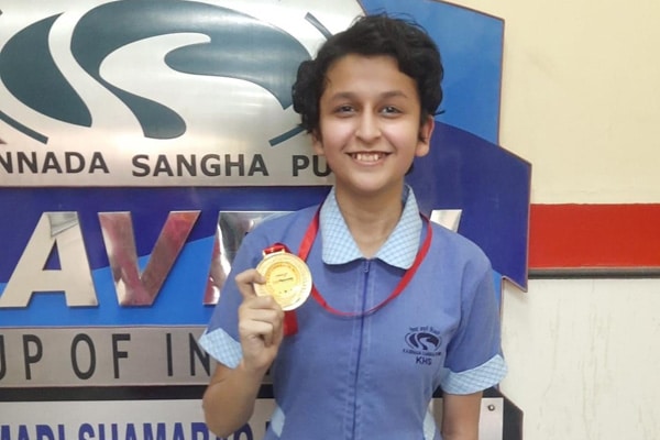 Our winner student Vinaya Bhat from Dr.Kalmadi Shamrao High School, Pune Maharashtra received the Medal at the National Finale Innoventure 2021 “Top performer in School”.