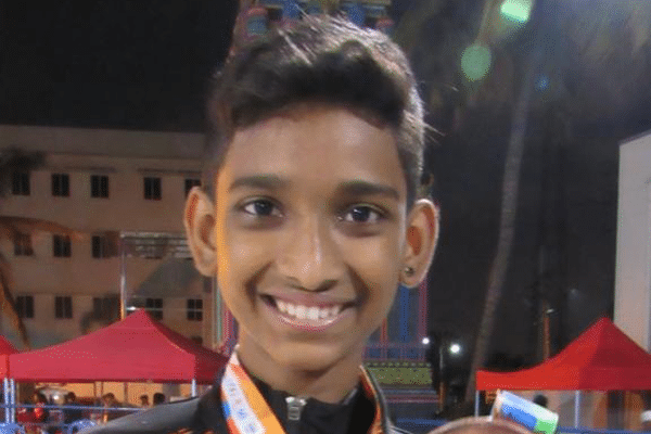 Aaryesh Honrao won Bronze medal in 60th national roller skating competition.
