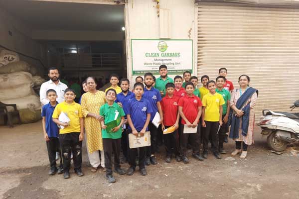 Std. 6 students visited a Plastic Recycling and Garbage Management unit as part of the Science Subject Enrichment project (2023-24).