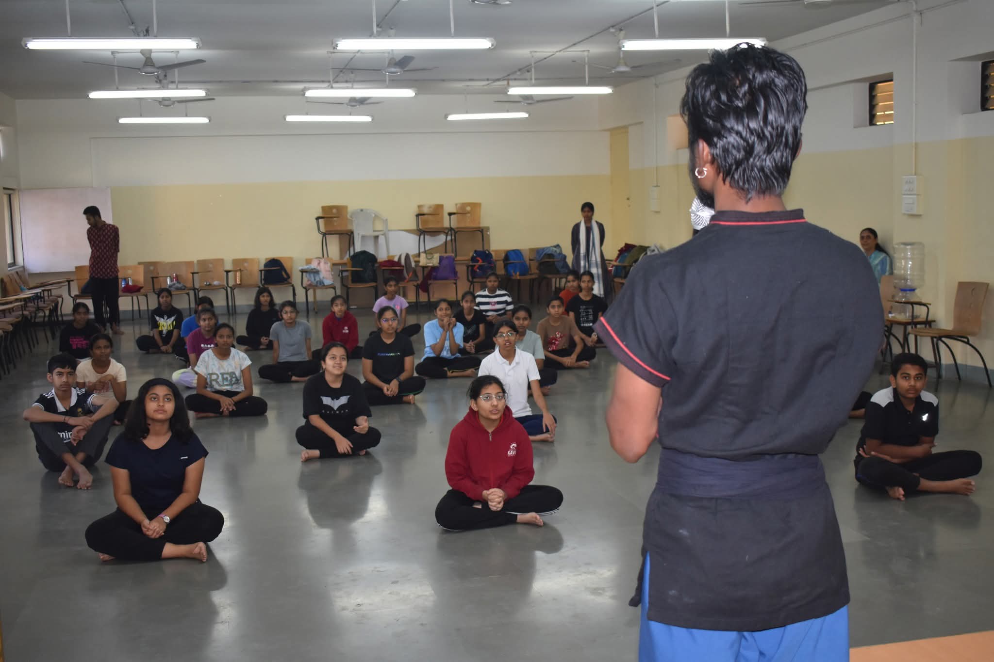 Students explored Kalaripayattu, building strength, discipline, cultural awareness, and holistic physical development.