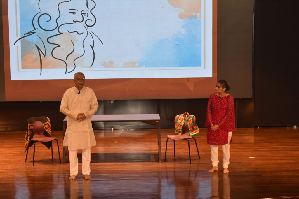 Grade IX students enjoyed an engaging theatrical journey through Tagore’s wit, humour, and storytelling.