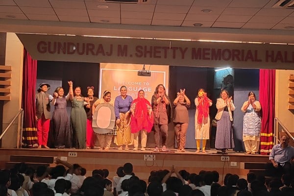 Language Theatre launched with fairy tale performances, enhancing English skills and expression.