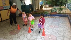 Students enjoying the fun, Playing Activity at khspp pune