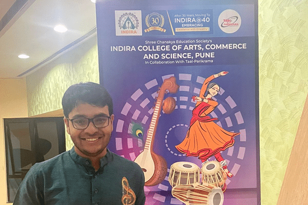 Karan Deogaonkar of class XII-F bagged the Second Prize at ‘Sangeet Sarita National Level Music Competition and Festival 2023’
